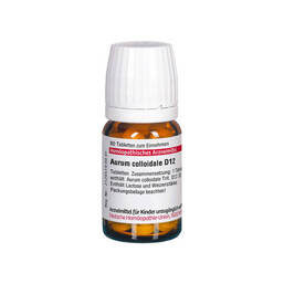 Abbildung: Aurum colloidale D 12 Tabletten Tabletten, 80 St PZN 07160646