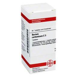 Abbildung: Barium carbonicum C 5 Tabletten Tabletten, 80 St PZN 07161108