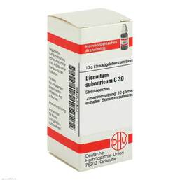 Abbildung: Bismutum Subnitricum C 30 Gl Globuli, 10 g PZN 07161605
