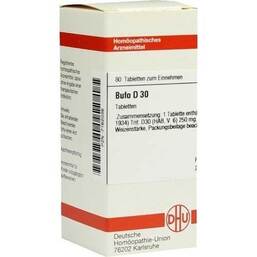 Abbildung: DHU Bufo D 30 Tabletten Tabletten, 80 St PZN 07162036