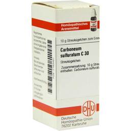 Abbildung: DHU Carboneum sulfuratum C 30 Globuli 10 g, Globuli PZN 07163461
