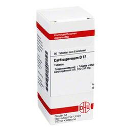 Abbildung: DHU Cardiospermum D 12 Tabletten Tabletten, 80 St PZN 07163610