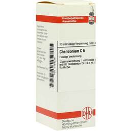 Abbildung: DHU Chelidonium C 6 Dilution 20 ml, Dilution PZN 07164236