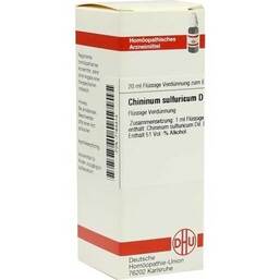 Abbildung: DHU Chininum sulfuricum D 30 Dilution Dilution, 20 ml PZN 07164414
