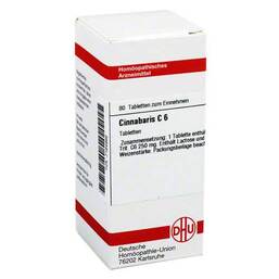 Abbildung: DHU Cinnabaris C 6 Tabletten Tabletten, 80 St PZN 07164992