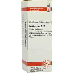 Abbildung: Cortisonum D 12 Dilution Dilution, 20 ml PZN 07165804