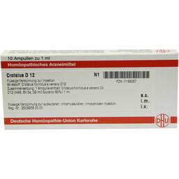 Abbildung: DHU Crotalus D 12 Ampullen Ampullen, 10X1 ml PZN 07166057