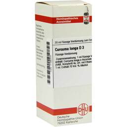 Abbildung: DHU Curcuma longa D 3 Dilution 20 ml, Dilution PZN 07166330