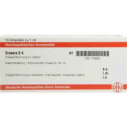 Abbildung: Drosera D 4 Ampullen Ampullen, 10X1 ml PZN 07166620