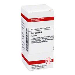 Abbildung: DHU Fel Tauri D 4 Tabletten Tabletten, 80 St PZN 07167743