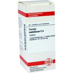 Abbildung: DHU Ferrum metallicum C 6 Tabletten Tabletten, 80 St PZN 07167915