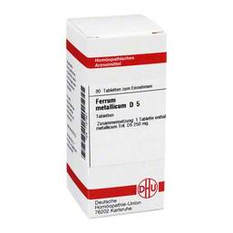 Abbildung: Ferrum metallicum D 5 Tabletten Tabletten, 80 St PZN 07167921