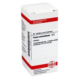 Abbildung: Fucus vesiculosus C 2 Tabletten Tabletten, 80 St PZN 07168346