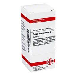 Abbildung: DHU Fucus vesiculosus D 12 Tabletten Tabletten, 80 St PZN 07168352