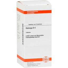 Abbildung: DHU Galanga D 4 Tabletten Tabletten, 80 St PZN 07168398