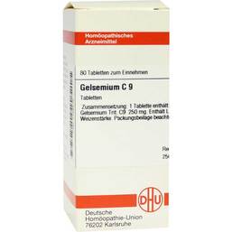 Abbildung: DHU Gelsemium C 9 Tabletten Tabletten, 80 St PZN 07168576