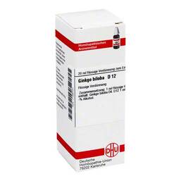 Abbildung: DHU Ginkgo biloba D 12 Dilution 20 ml, Dilution PZN 07168731