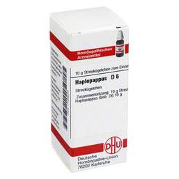 Abbildung: Haplopappus D 6 Globuli Globuli, 10 g PZN 07169239