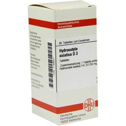 Abbildung: DHU Hydrocotyle asiatica D 3 Tabletten Tabletten, 80 St PZN 07169831