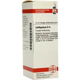 Abbildung: Ichthyolum D 4 Dilution Dilution, 20 ml PZN 07170171