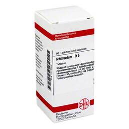 Abbildung: DHU Ichthyolum D 6 Tabletten Tabletten, 80 St PZN 07170194