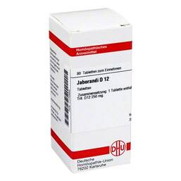 Abbildung: DHU Jaborandi D 12 Tabletten Tabletten, 80 St PZN 07170656