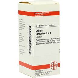 Abbildung: Kalium carbonicum C 6 Tabletten Tabletten, 80 St PZN 07171118