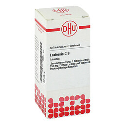 Abbildung: DHU Lachesis C 9 Tabletten Tabletten, 80 St PZN 07171638