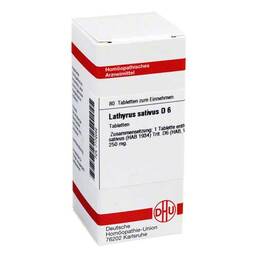 Abbildung: Lathyrus sativus D 6 Tabletten Tabletten, 80 St PZN 07172052
