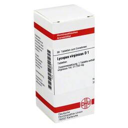 Abbildung: Lycopus virg. D 1 Tabletten Tabletten, 80 St PZN 07173011