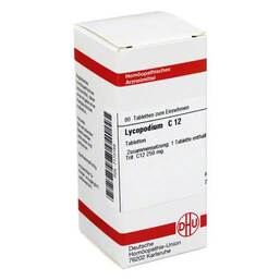 Abbildung: DHU Lycopodium C 12 Tabletten Tabletten, 80 St PZN 07173169