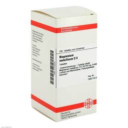 Abbildung: DHU Magnesium metallicum D 6 Tabletten Tabletten, 200 St PZN 07173324