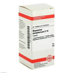 Abbildung: DHU Magnesium phosphoricum D 10 Tabletten Tabletten, 80 St PZN 07173407