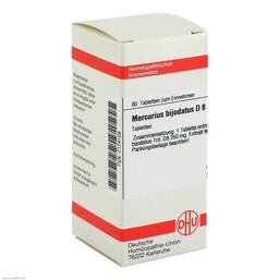 Abbildung: DHU Mercurius bijodatus D 8 Tabletten Tabletten, 80 St PZN 07174128