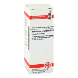 Abbildung: Mercurius cyanatus D 12 Dilution Dilution, 20 ml PZN 07174186