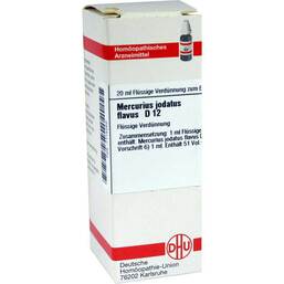 Abbildung: Mercurius jodatus flavus D 12 Dilution Dilution, 20 ml PZN 07174269