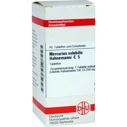 Abbildung: DHU Mercurius solubilis C 5 Tablett Tabletten, 80 St PZN 07174370