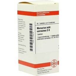 Abbildung: Mercurius sublimatus corrosivus D 8 Tabletten Tabletten, 80 St PZN 07174418