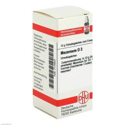 Abbildung: DHU Mezereum D 3 Globuli Globuli, 10 g PZN 07174507