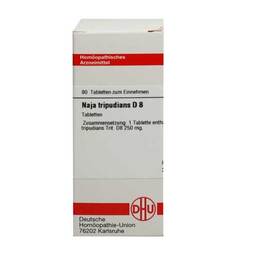 Abbildung: Naja tripudians D 8 Tabletten Tabletten, 80 St PZN 07174938