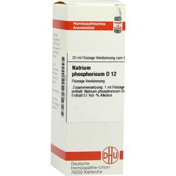 Abbildung: DHU Natrium phosphoricum D 12 Dilution Dilution, 20 ml PZN 07175369