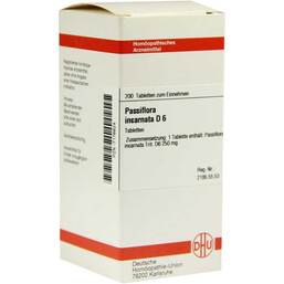 Abbildung: DHU Passiflora incarnata D 6 Tabletten Tabletten, 200 St PZN 07176624