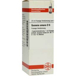 Abbildung: Quassia D 6 Dilution Dilution, 20 ml PZN 07177227