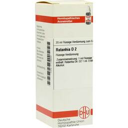 Abbildung: DHU Ratanhia D 2 Dilution Dilution, 20 ml PZN 07178600