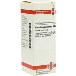 Abbildung: DHU Rhus toxicodendron D 200 Dilution Dilution, 20 ml PZN 07178936