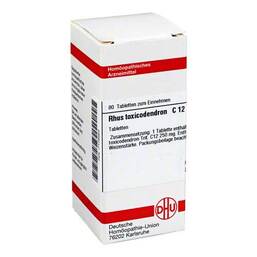 Abbildung: DHU Rhus toxicodendron C 12 Tabletten Tabletten, 80 St PZN 07178959