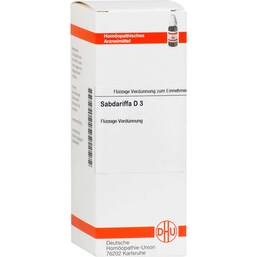 Abbildung: DHU Sabdariffa D 3 Dilution 20 ml, Dilution PZN 07179396