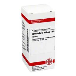 Abbildung: DHU Scrophularia nodosa D 6 Tabletten 80 St, Tabletten PZN 07179870