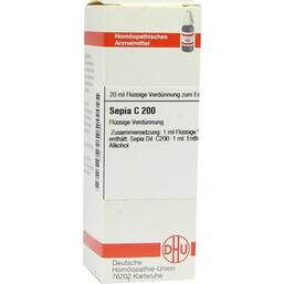 Abbildung: DHU Sepia C 200 Dilution Dilution, 20 ml PZN 07180092