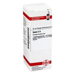 Abbildung: DHU Sepia C 6 Dilution 20 ml, Dilution PZN 07180117